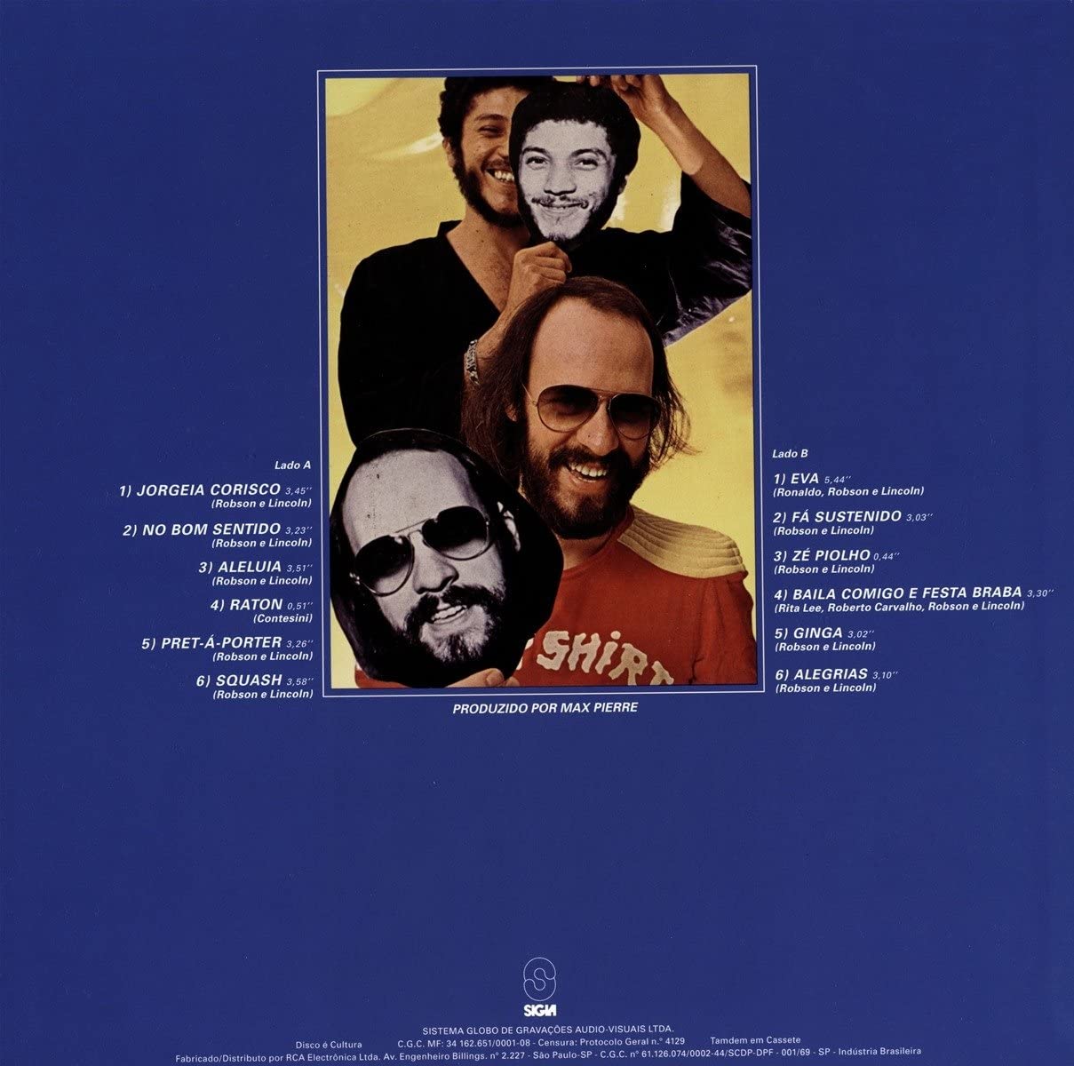 BRA82年オリジRobson Jorge & Lincoln Olivetti BRA82年オリジRobson Jorge & Lincoln Olivetti - メルカリ